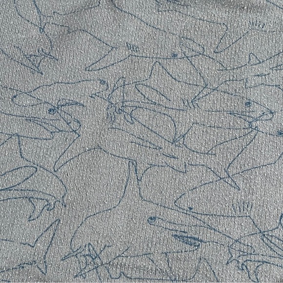 Cat & Jack size large (14-16) grey blue green elastic waist shorts with pockets - Picture 4 of 13